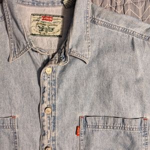 Levi's denim button-down top